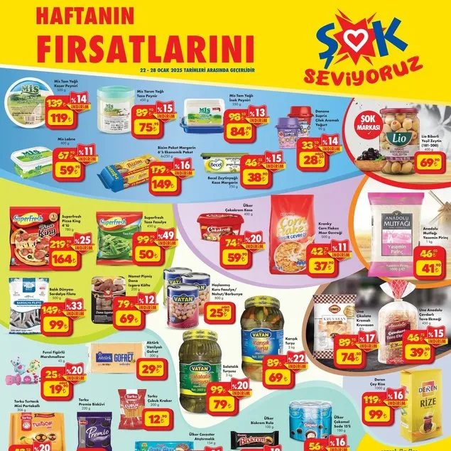 ŞOK aktüel kataloğu 22-28 Ocak indirimi! Çeyiz indirimi başladı