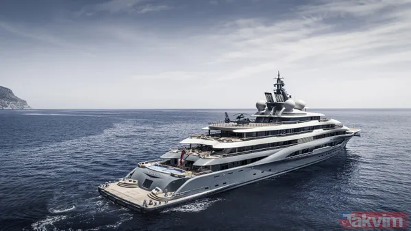 100 milyon dolardan pahalı! Yüzen saray Flying Fox Bodrum'da üzerindeki helikopter bile 10 milyon dolar - 18