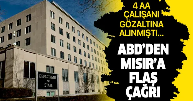 Son dakika: ABD'den Mısır'a çağrı! Gazetecileri serbest bırakın...