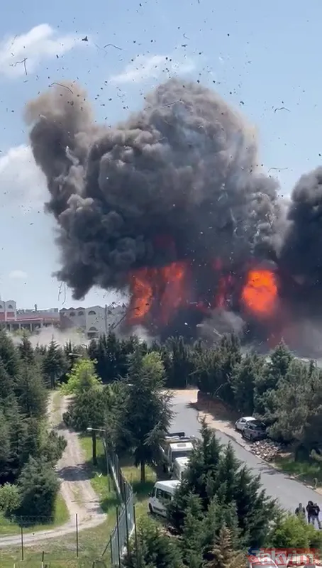 SON DAKİKA: Tuzla'da patlama! Orhanlı'da fabrikada yangın: Patlama anı kamerada - 20