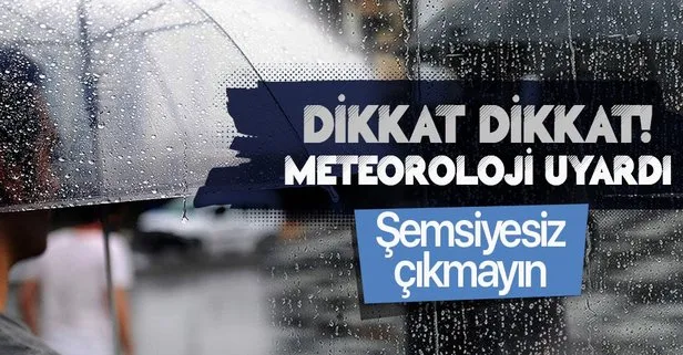 Meteorolojiden peş peşe uyarılar! Çok kuvvetli yağış geliyor! HAVA DURUMU RAPORU