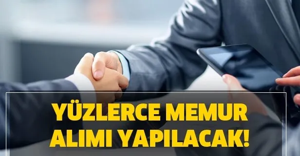 Kamu kurumunlarına yüzlerce memur alımı yapılıyor!