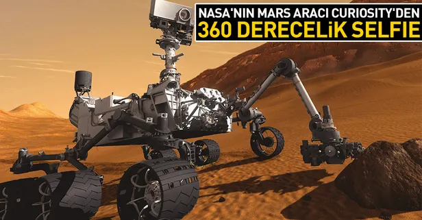 Mars'taki Curiosity'den 360 derecelik özçekim!