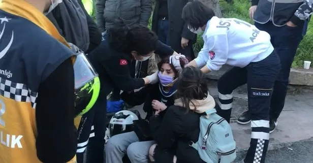 Kask takmak zorunlu mu? Taktığı kask hayatını kurtardı