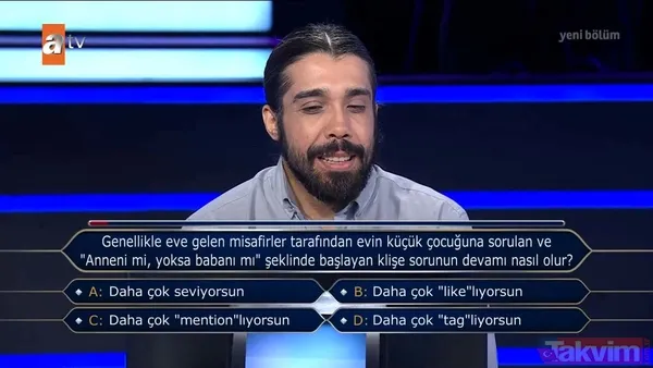 Kim Milyoner Olmak İster'e hikayesiyle damga vuran yarışmacı! 300 bin TL'lik Osmanlı sorusunda bakın ne yaptı - 6