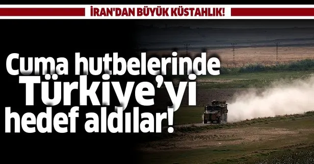 İran’dan büyük küstahlık! Cuma hutbelerinde Barış Pınarı Harekatı’nı hedef aldılar