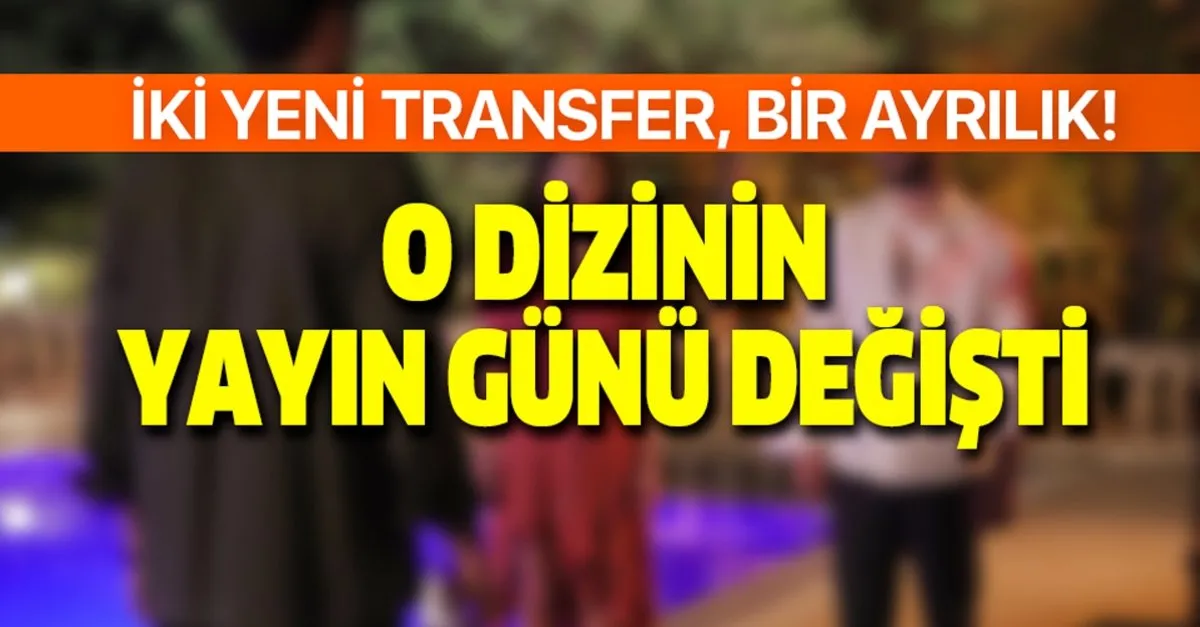 gunu degistirildi simdi de iki olay isim geliyor ustune bomba ayrilik ne olacak diye merak edilirken meger takvim