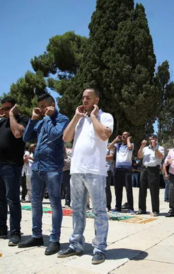 Mescid-i Aksa haftalar sonra doldu taştı