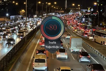 İstanbul'da haftanın ilk iş günü trafik kilit! Yoğunluk yüzde 80'e çıktı