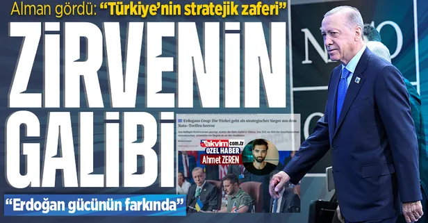 Alman basınında "Türkiye NATO toplantısından stratejik galip çıktı" manşetleri: "Başkan Erdoğan gücünün farkında" satırları