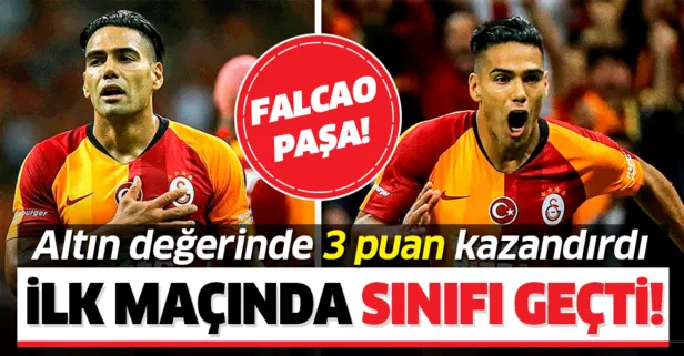 Galatasaray Kasımpaşa’yı süper golcüsü Falcao ile devirdi