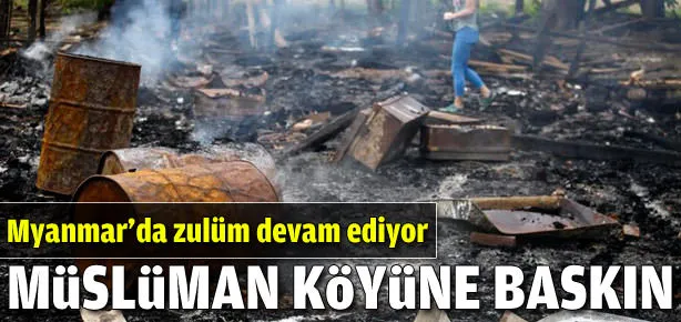 Müslüman köyüne baskın