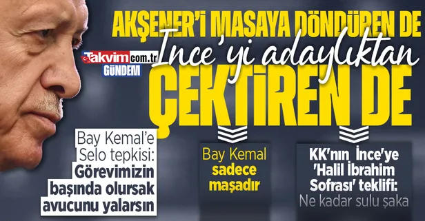 Son dakika: Başkan Recep Tayyip Erdoğan'dan 7'li koalisyona: Akşener'i masaya döndüren de İnce'yi adaylıktan çektiren de aynı güç