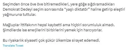 1690308595258.jpeg AK Parti'den CHP'ye Kılıçdaroğlu eleştirisi: Demokrat Dedeyi seçim sonrasında ‘yaşlı diktatör’ haline getirdiler-2