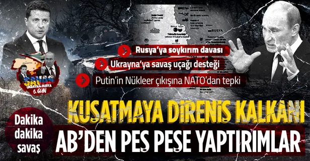 Dakika dakika Rusya - Ukrayna savaşı | Flaş 'müzakere' çıkışı! AB ülkeleri, Ukrayna'ya savaş uçağı gönderecek