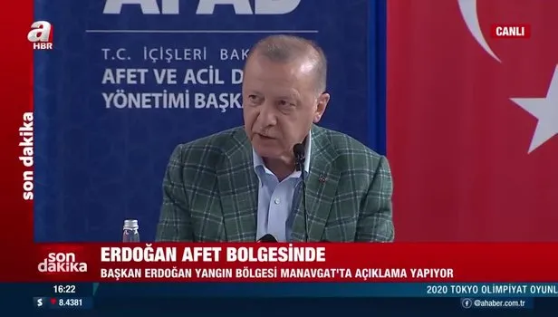 Başkan Erdoğan Manavgat’tan duyurdu: Vergi borçları, SGK primleri, esnaf kredileri ödemeleri ertelenecek