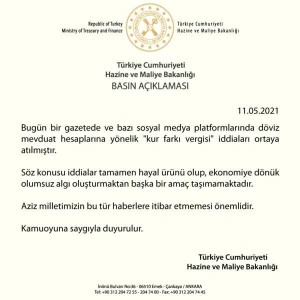 Son dakika: Hazine ve Maliye Bakanlığı'ndan Sözcü gazetesinin yalan haberine sert yanıt!-1