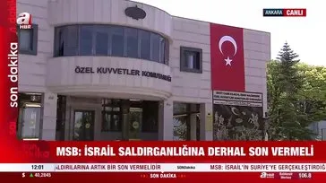MSB: İsrail tüm bölgeyi kaosa sürüklüyor