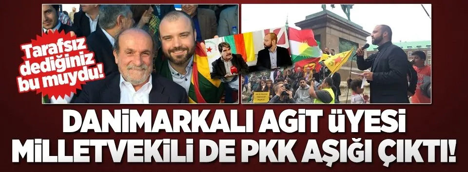 Danimarkalı AGİT üyesi de PKK'lı çıktı