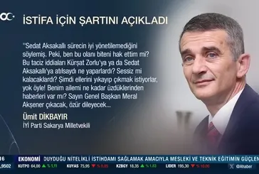 Ümit Dikbayır istifa için şartını açıkladı!