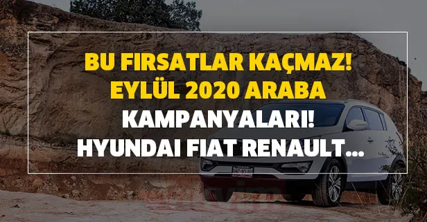 Peugeot, Hyundai, Fiat, Renault, Opel ve Kia marka otomobiller için avantajlı fırsatlar!