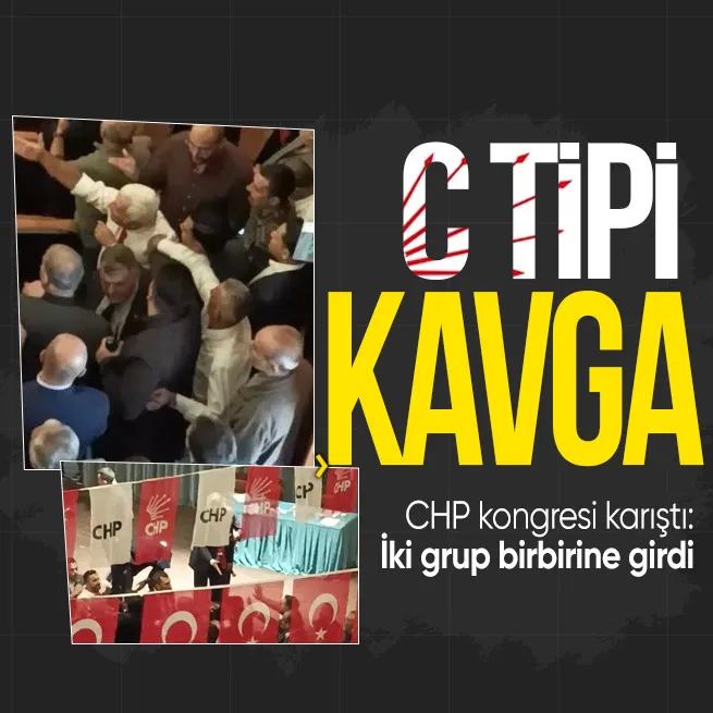 CHP Kahramanmaraş İl Kongresi’nde iki taraf arasında kavga çıktı