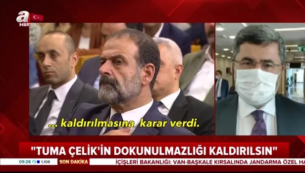 HDP'li Tuma Çelik'in dokunulmazlığı kaldırılacak