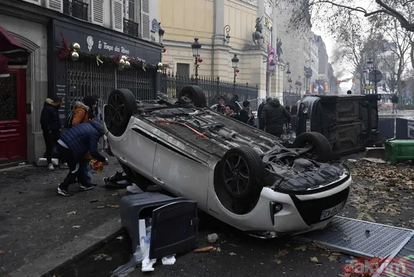Terör örgütü PKK yanlıları Paris'i savaş alanına çevirdi! Türkiye'deki siyasi ayak HDP iftiraya başladı - 26