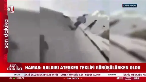 Katar'da saldırı anına ait görüntüler
