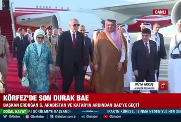 Başkan Erdoğan BAE'de