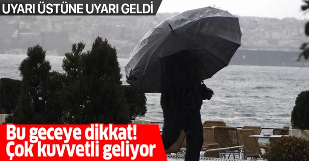 Meteoroloji'den son dakika fırtına ve dolu uyarısı | 22 Mayıs hava durumu