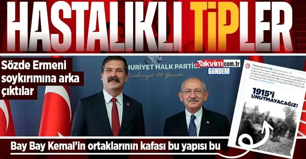 Kemal Kılıçdaroğlu’nun destekçisi TİP’ten hadsiz paylaşım! Sözde Ermeni soykırımına arka çıktılar