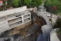 Gaziosmanpaşa'da yol çöktü! Facia drone ile görüntülendi!