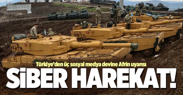 3 sosyal medya devine Zeytin Dalı uyarısı