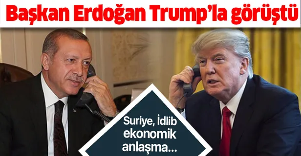 Son dakika: Başkan Erdoğan, Trump ile görüştü