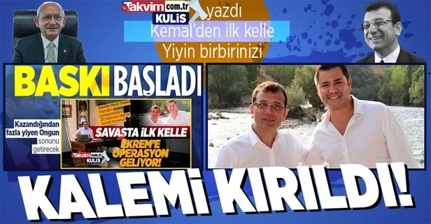 takvim.com.tr gelişmeleri aktarmıştı: Ekrem İmamoğlu’nun Karadeniz turunun faturası Murat Ongun’a yansıdı! Birimle ilişiği kesildi