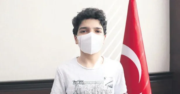 Elazığ’da 15 yaşındaki Resul Eren Yalçın azmiyle takdir topladı