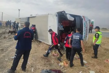 Amasya’da otobüs kazası!