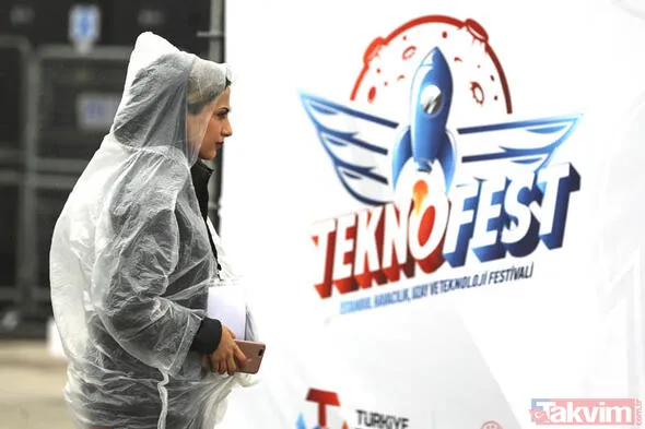 TEKNOFEST katılımcılarını yağmur bile durduramadı - 9