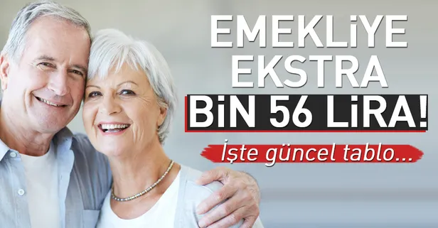 Emekliye ekstra bin 56 lira