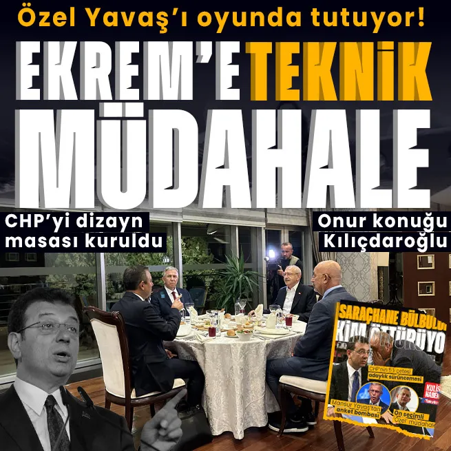 Özel’den İmamoğlu’na ‘teknik’ müdahale! Mansur Yavaş’ı oyunda tutuyor… CHP’yi dizayn masasında onur konuğu Kılıçdaroğlu