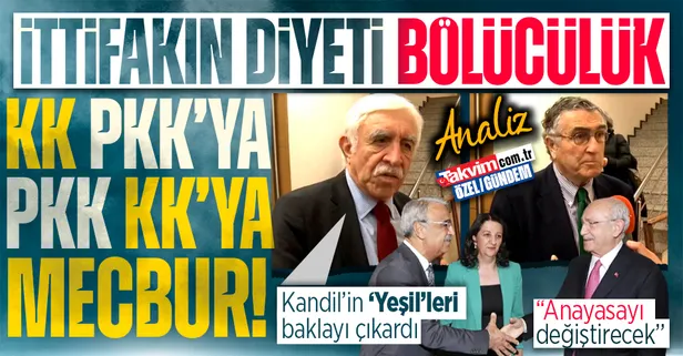 CHP, HDPKK ile ittifakın diyetini bölücülükle ödeyecek! Yeşil Sol baklayı çıkardı: Kılıçdaroğlu Kandil'e mahkum, anayasayı değiştirmeye mecbur