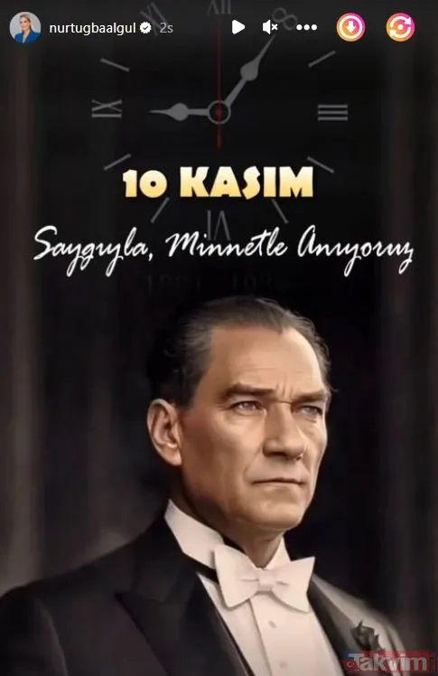 Ünlüler 10 Kasım’da Mustafa Kemal Atatürk'ü böyle andı: 85 yıl önce sadece bedenini toprağa koyduk! Müge Anlı, Esra Erol, Seda Sayan... - 14