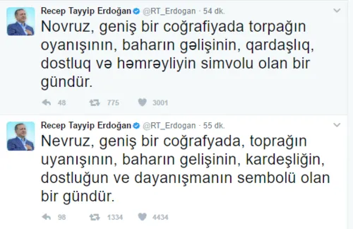 Cumhurbaşkanı Erdoğan'dan 7 dilde Nevruz mesajı-3