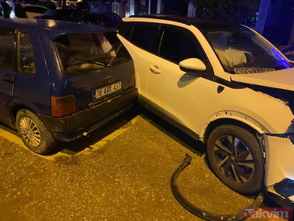 Karabük'te zincirleme kaza! Kaçmak isterken bir daha çarptı - 2