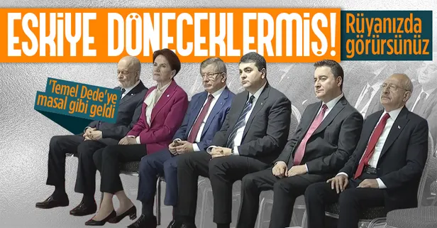 Eskiye dönüş 'anayasası' hazırladılar, aday hala ortada yok! 6 masa heyecanını özetleyen kare: Temel Karamollaoğlu uyudu