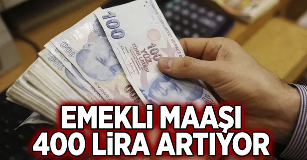 Emekli maaşı 400 lira artıyor ile ilgili görsel sonucu