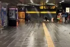 Mecidiyeköy'de metro ve metrobüs alt geçidini su bastı