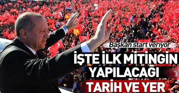 Başkan Erdoğan ilk mitingini Sivas’ta yapacak! Tarih belli oldu