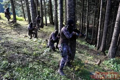 PÖH’ler Karadeniz’de teröristlerin izini sürüyor